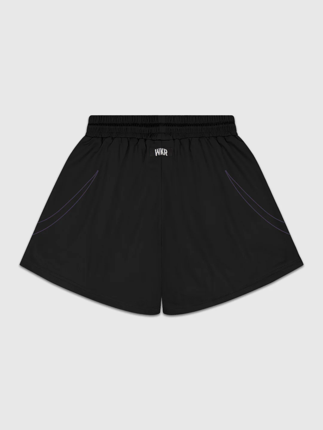 Black/Purple Tribal Flame Premium Performance Short - Image 3