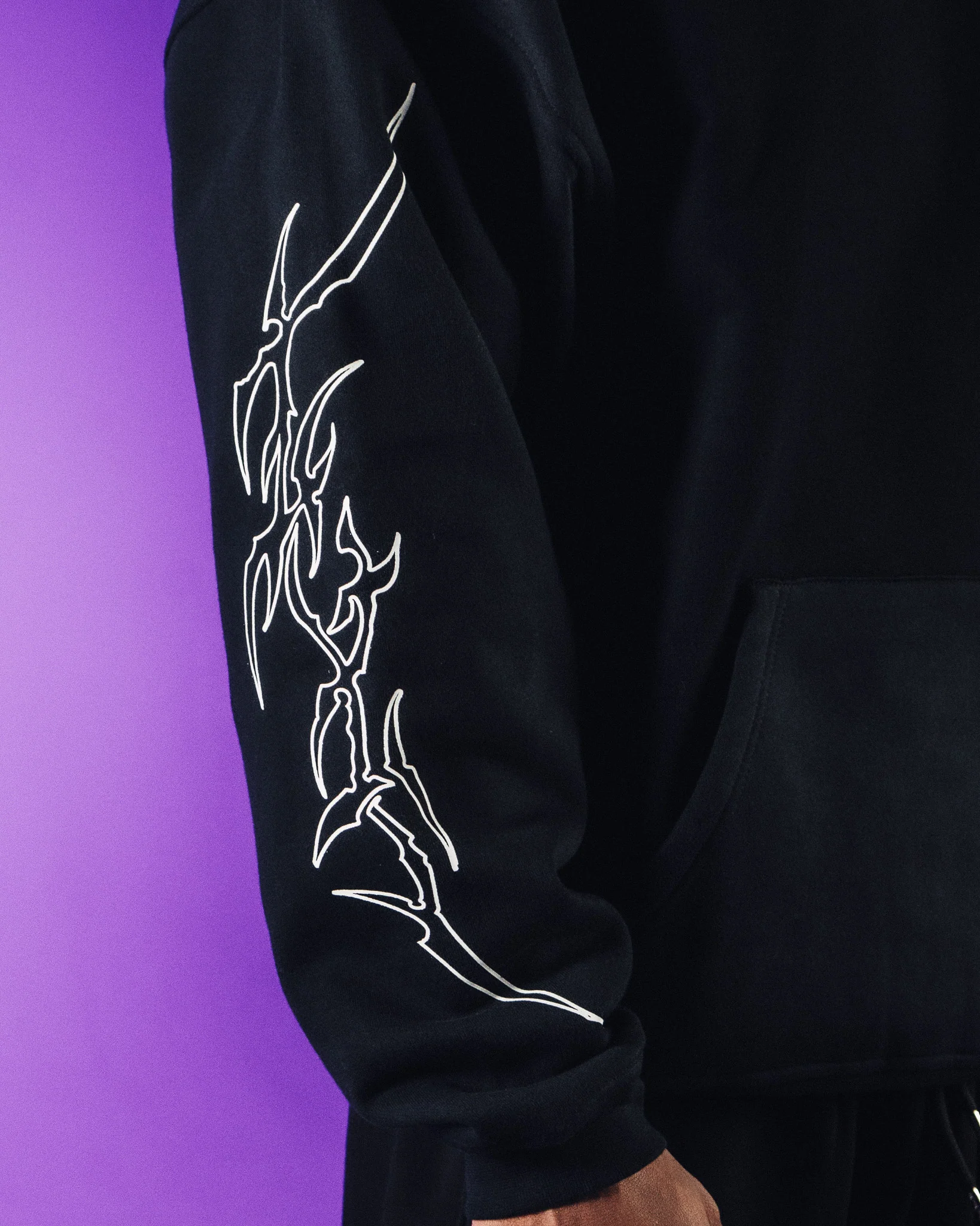 Black Void Rinne Everyday Hoodie - Image 6
