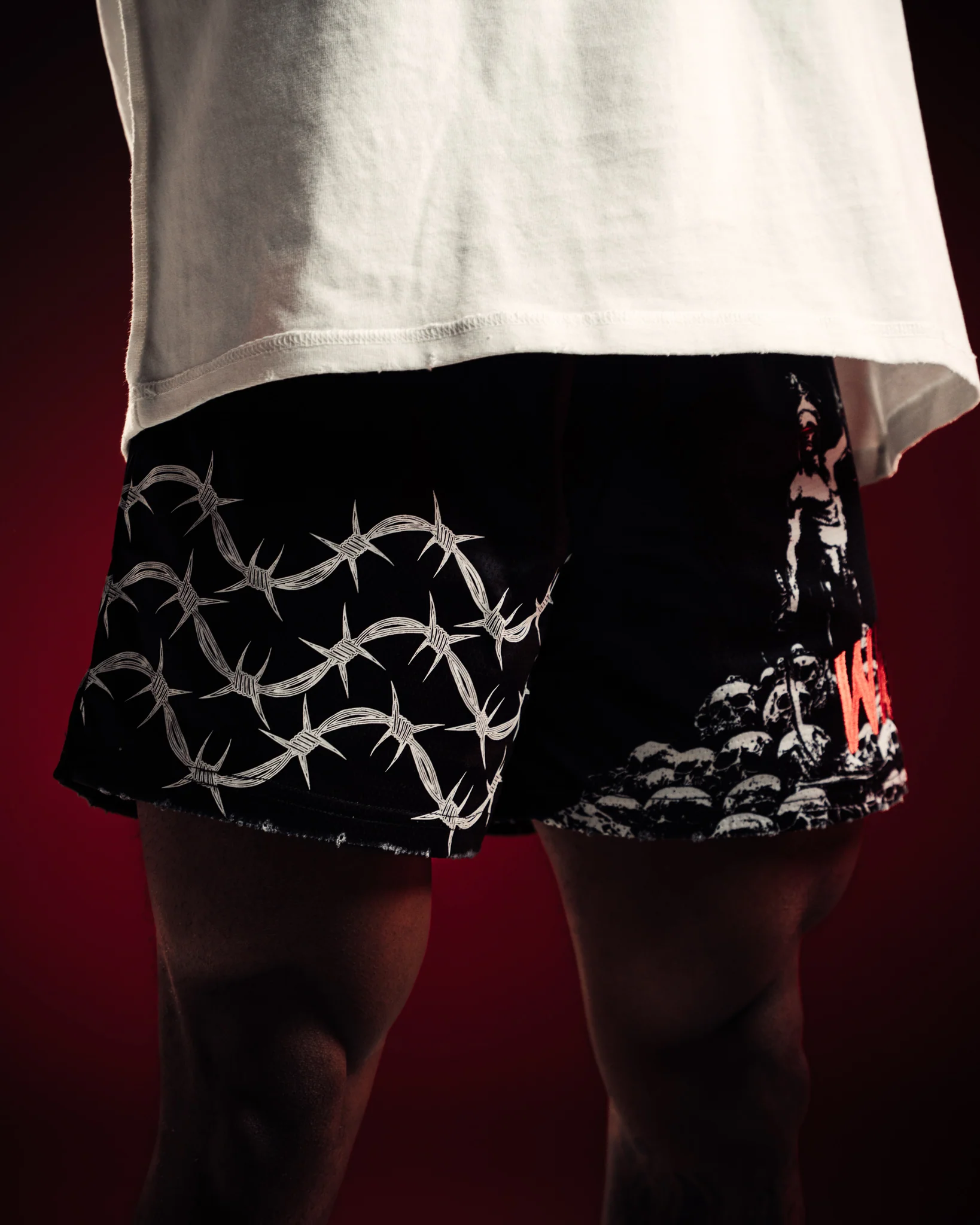 Black WKR Statue Skull Short - NQ - Image 4