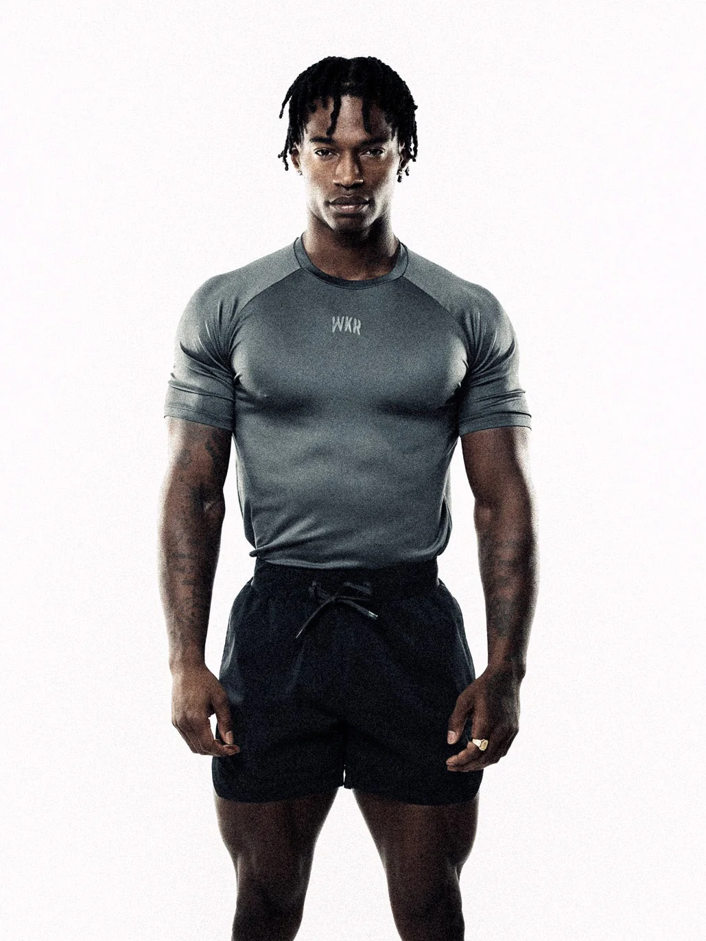 Gray ESSNTLS Tee - Image 2