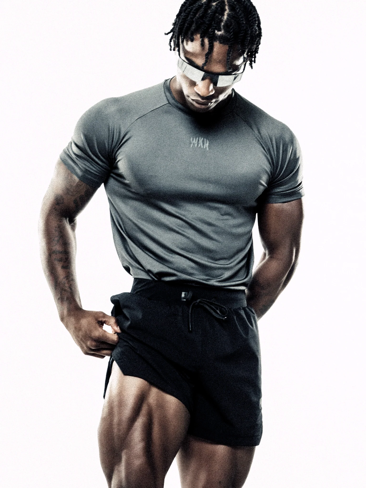 Gray ESSNTLS Tee - Image 5