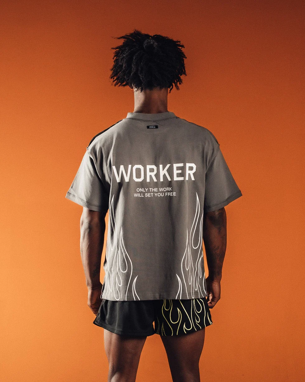 Gray Flame Tee - Image 4