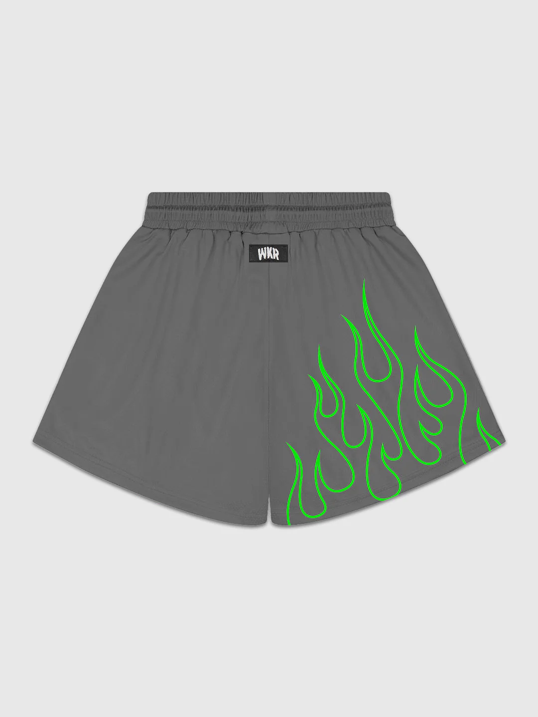 Gray/Green Flame Premium Performance Short - Image 3