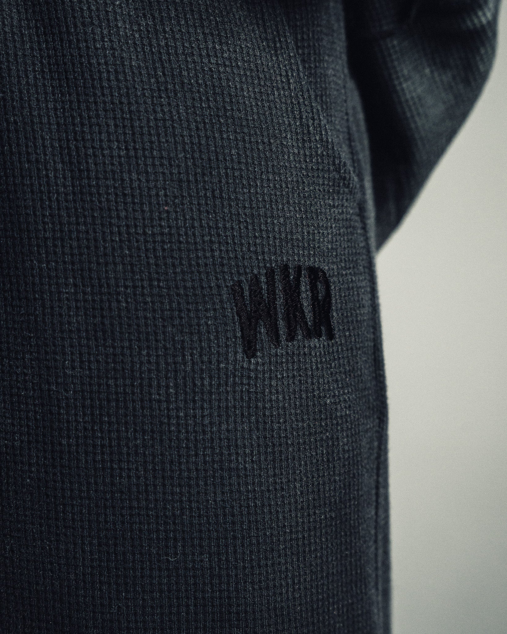 PRE-ORDER: Vintage Black WKR Waffle Knit Pant - Image 5