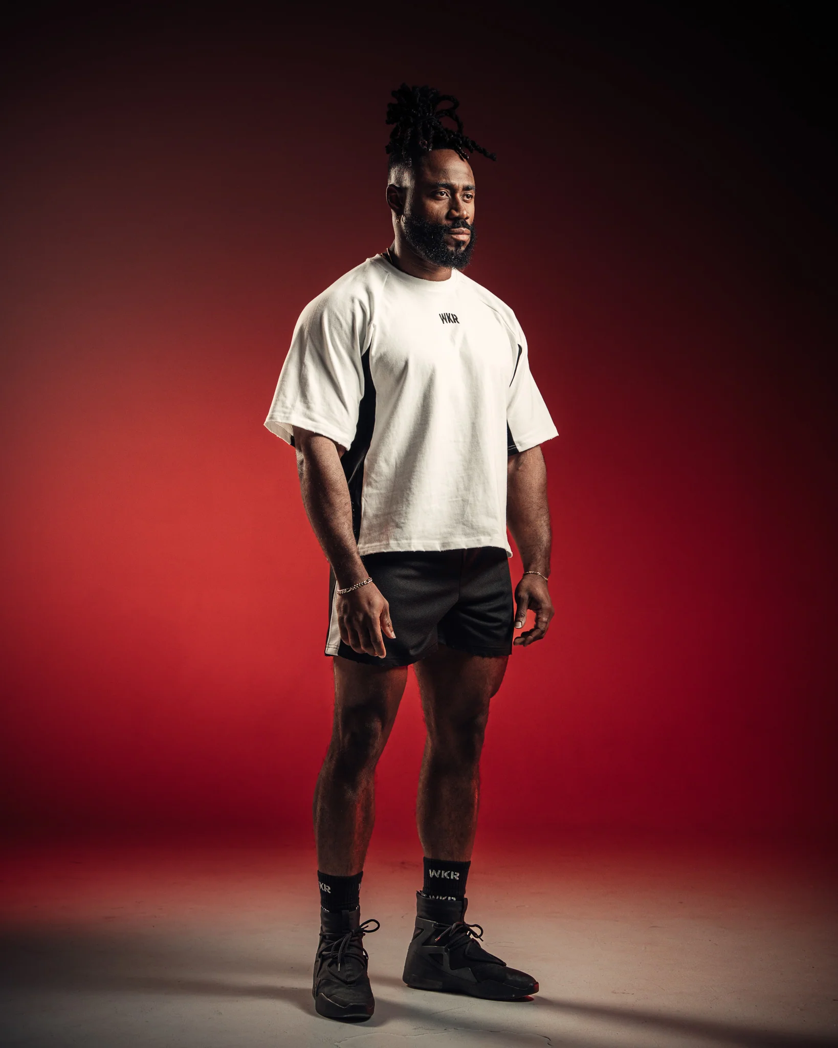 White WKR Dual Tone Tee - NQ - Image 6