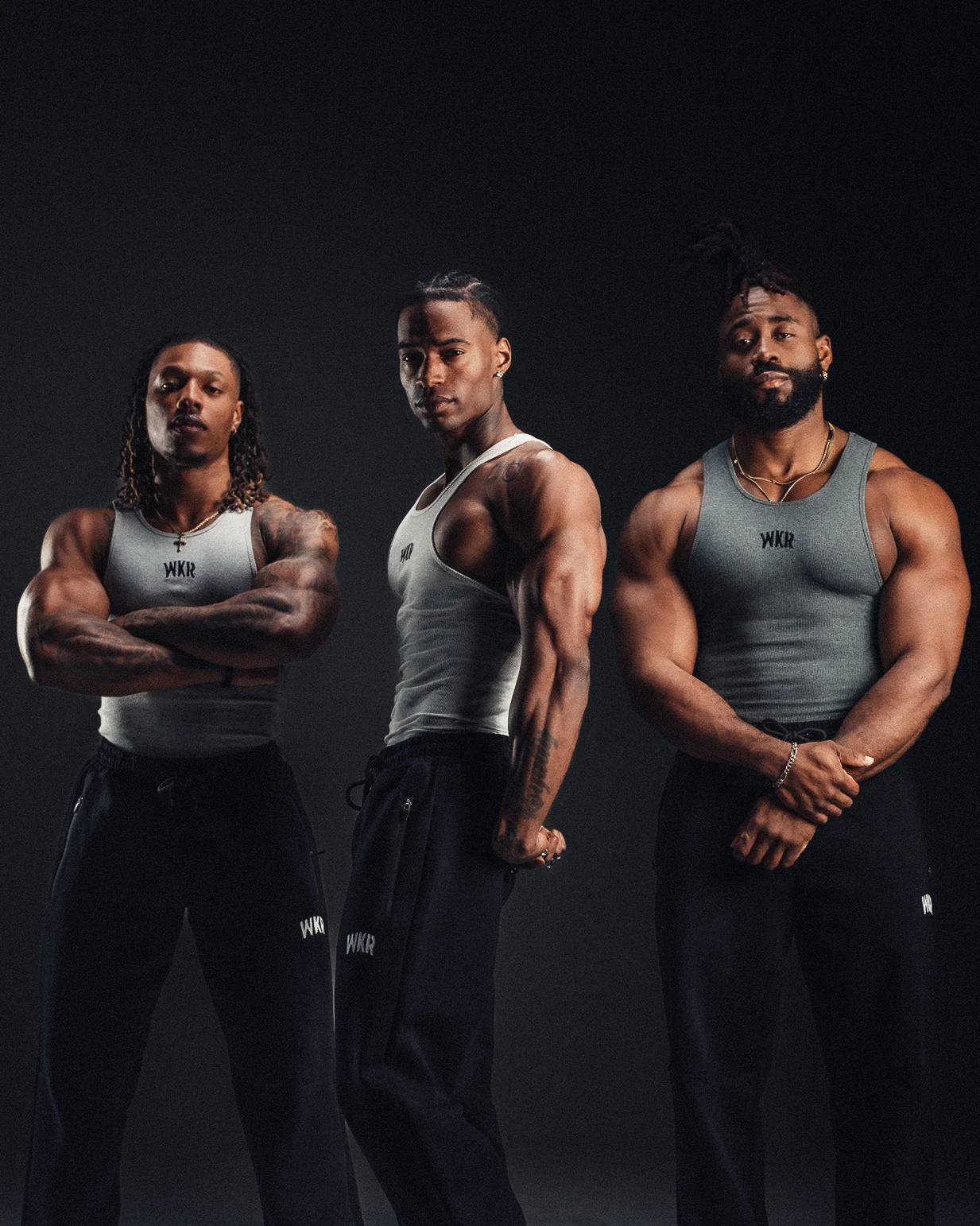 WKR Heather Gray Armored Tank 3-Pack (Size Up) - Image 6